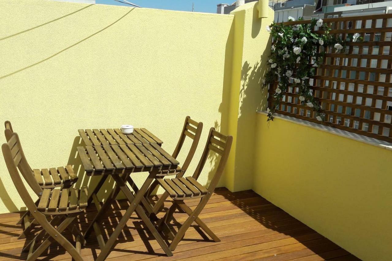 리스본 Modern Cosy Flat With Terrace In Campo De Ourique. 아파트 외부 사진